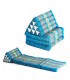 Triangular Thai with daybed or back - several pad options and colors - perfect tea shops