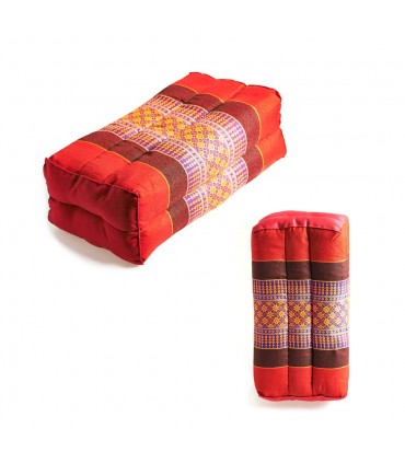 Coussin rectangulaire thaï - Borados ethniques - inclut le remplissage - 34 cm