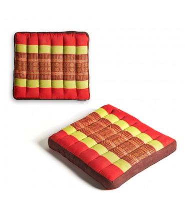 Cushion square Thailand - includes filled - 2 sizes - Ideal Yoga