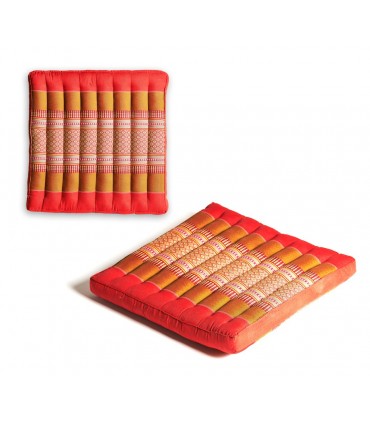 Coussin carrée Thaïlande - comprend remplis - 2 tailles - Yoga idéal