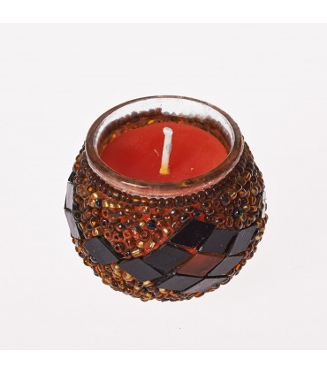 Candle Turco Mini - Murano Vidro - Mosaico