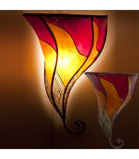 Aplique de Piel Pintado con Henna
