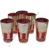 6 Tea Glasses Green AT Model 2 - Several Colors
