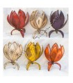 Lampe Haut Tabelle Blume - verschiedene Farben - malen mit Henna