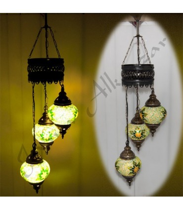 Lampes turque - Verre de Murano - Mosaïque - 75 cm