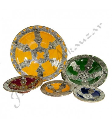 Fátima Placa Mão Cerâmica - Artisan - 5 Tamanhos