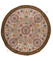 Tappeto rotondo cotone decorazione - Floral Design-
