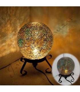 Lampe Sphère - Mosaïque - Couleurs Divers - NOUVEAU