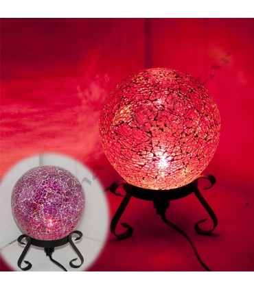 Lampada sfera - mosaico - vari colori - novità