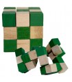 Puzzle de jeu cube serpent Andalousie - wit - - 6 x 6 cm
