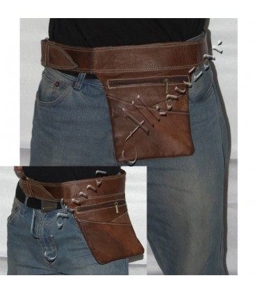 Da cintura para Artisan - 100% Couro - Alta Qualidade-Canguru