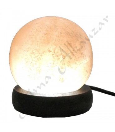 Mini Lámpara USB Sal Esfera del Himalaya - Color Naranja