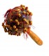 Maracas Madera Coco Bolitas - Pintado a Mano