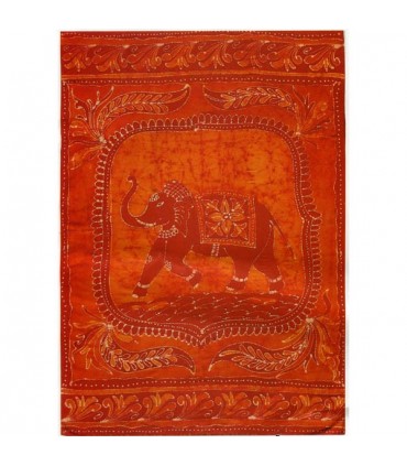 India-Cotton- Happy Elephant -Artisan-210 x 240 cm
