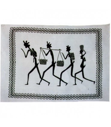 India-Cotton- Trible 4 man -Artisan-210 x 245 cm