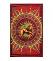 Tela Algodon-India- León Rasta-Artesana-135 x 210 cm