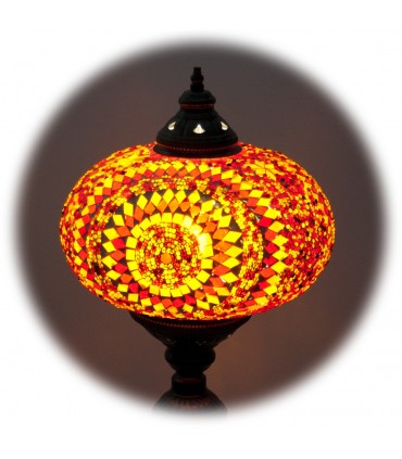 Tabela de lâmpada Turco - 52 cm de altura - várias cores