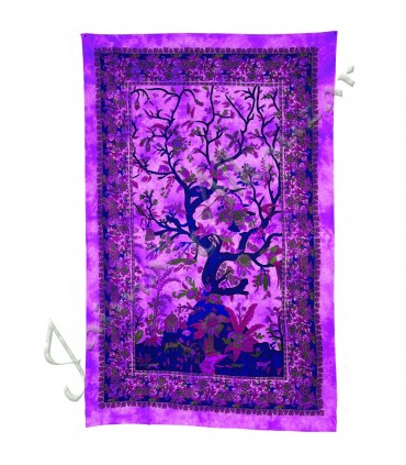 India-Cotton Tree of Life Fabric-Crafts-210 x 240 cm
