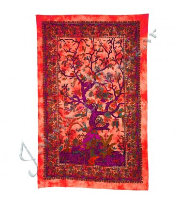 Arbre de tissu de coton en Inde-of-Life Artisanat-210 x 240 cm