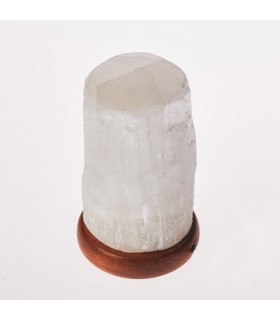 Tronco minerale naturale - USB - lampada di selenite