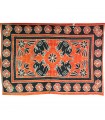 Tela Algodon India- Elefantes Floral -Artesana-140 x 210 cm
