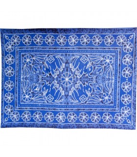 Inde-Elefante Floral -Artisan-140 x 210 cm