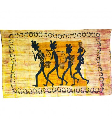Material Baumwolle Indien-von der Straße auf Markt - Handwerker-140 x 210 cm