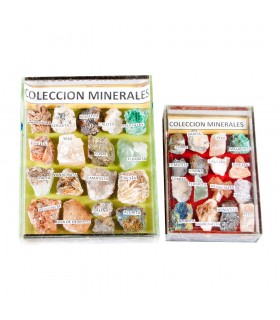 Minerais de coleção - exibir armário vidro - 2 tamanhos