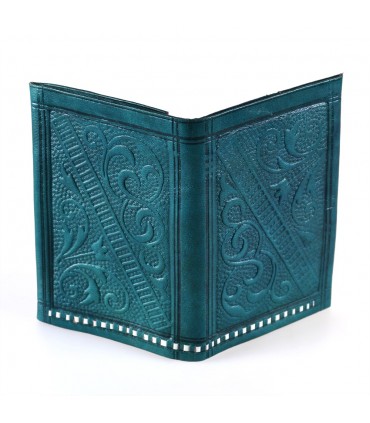 Leather purse Rectangular - Leather Engraving - Various Colors