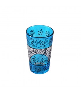 Juego 6 Vasos de Té Grabados -  Filigrana Floral Henna - Diseño Tuareg 2