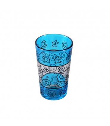 Juego 6 Vasos de Té Grabados -  Filigrana Floral Henna - Diseño Tuareg 2