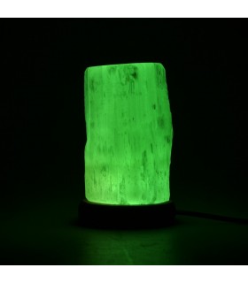 Tronco minerale naturale - USB - lampada di selenite