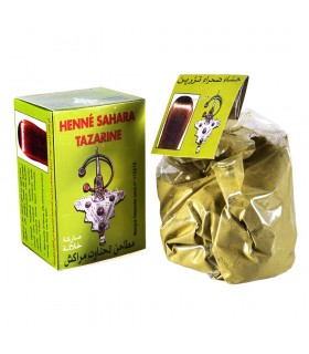 Henné naturel - qualité grand Sahara - pour les cheveux - - naturel - Tararine 80 g