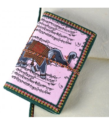Gioco 3 libri del India - cotone carta fatta a mano - 100%-