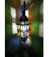 Lampada ottagonale Andalusi - vetro Multicolor - 60 cm