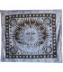 Tessuto cotone-India - sole e Luna colore - 210 x 240 cm