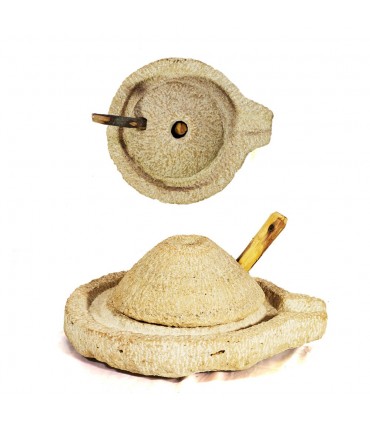 Molino Manual de Piedra - Bereber - Tamaño Grande - Artesano
