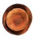 Dish wood carving hand - craft 100% - 1 single piece