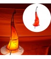 Lampes en peau et en fer forgé peintes au henné - Plusieurs modèles
