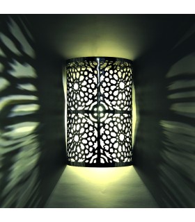 Ferro parede mosaico de profundidade - metade-cilindro - Alhambra - 29 cm