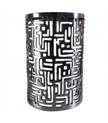 Muro di piuma - medio cilindro - ferro scrittura Kufica - 28'5 cm cm29