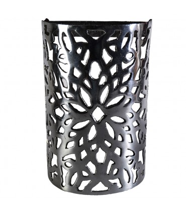 Wall aluminum draught - Floral Design - polished - finish 20 cm