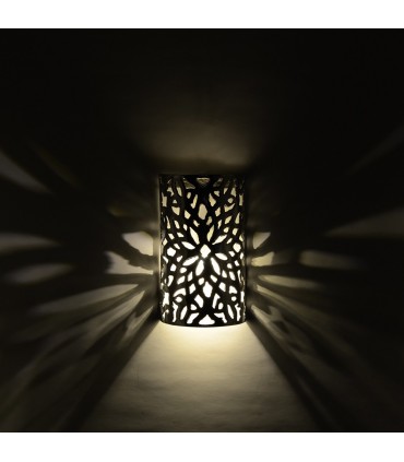 Wall aluminum draught - Floral Design - polished - finish 20 cm