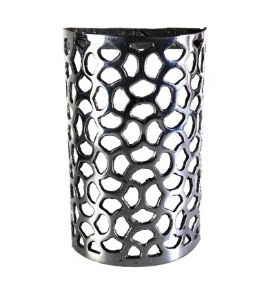 Finition de mur aluminium tirant d'eau - Jinkgo Biloba - poli - 19'5 cm