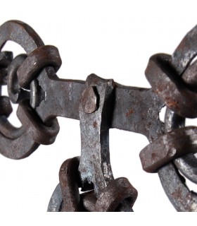 Percha Forja Artesana - Diseño Arabe - 60 cm