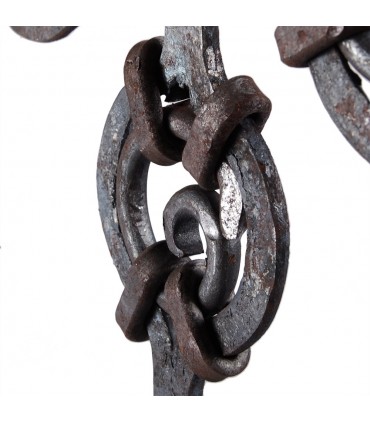 Percha Forja Artesana - Diseño Arabe - 60 cm