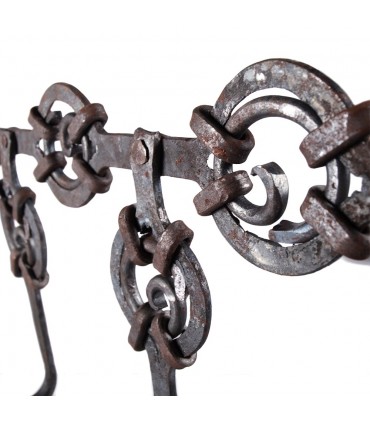 Percha Forja Artesana - Diseño Arabe - 60 cm