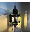 Lampada andaluso colori a sospensione in vetro - 3 dimensioni - arabo