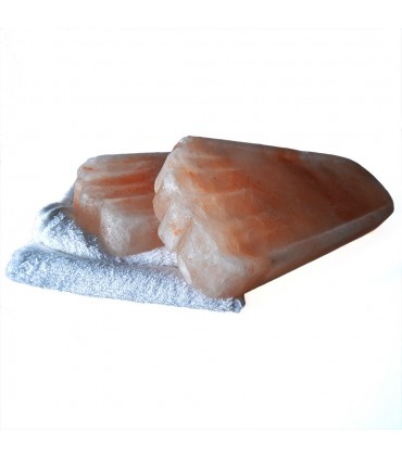 Bloques Sal Del Himalaya - Forma Pies - Desintoxicante -Relajante - 29 cm