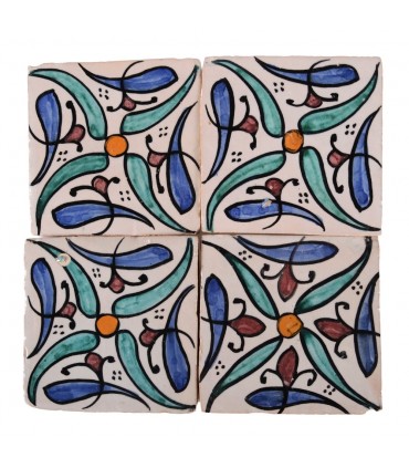 Al-Andalus - carrelage artisanal 14,5 cm - plusieurs motifs - - modèle 14